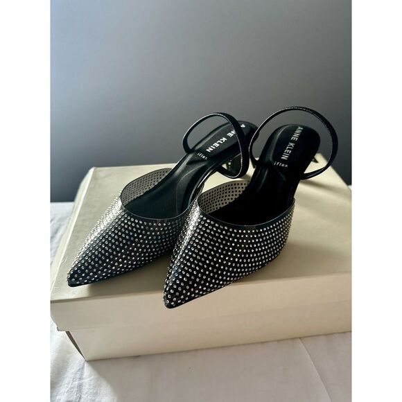 Anne Klein Women's Iella-C Pump Black‎ Multi Size 6.5 - No Box Classy  Wedding - Picture 1 of 6